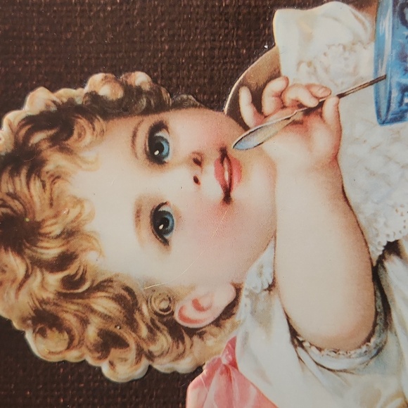 Vintage Ambrosia Chocolate company metal sign - Picture 2 of 4